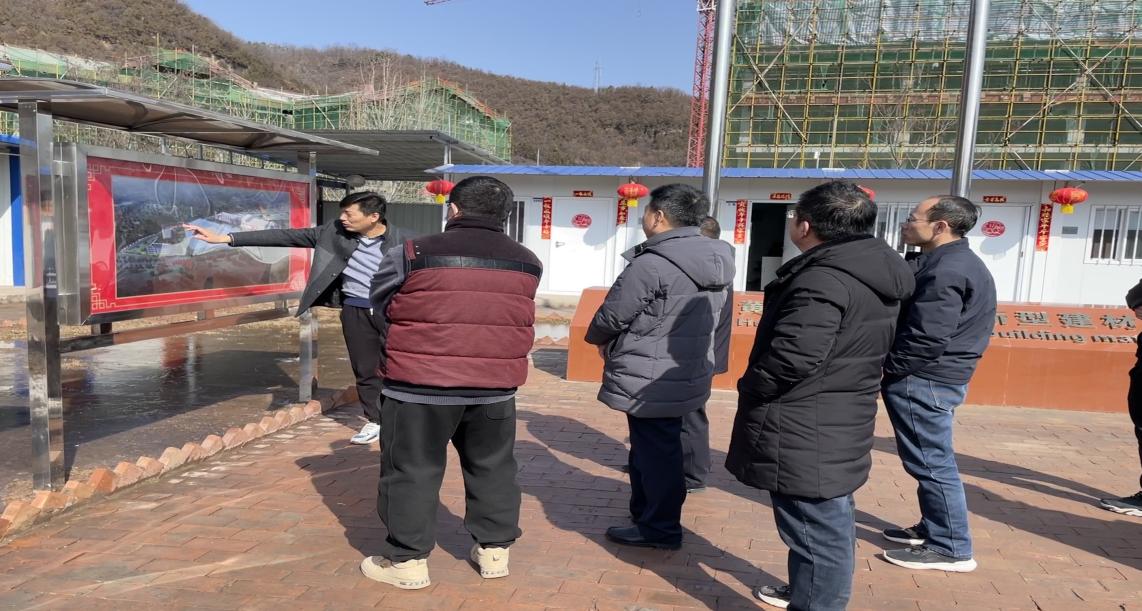 延安市發(fā)改委、黃陵縣政府到黃陵新材公司檢查指導工作